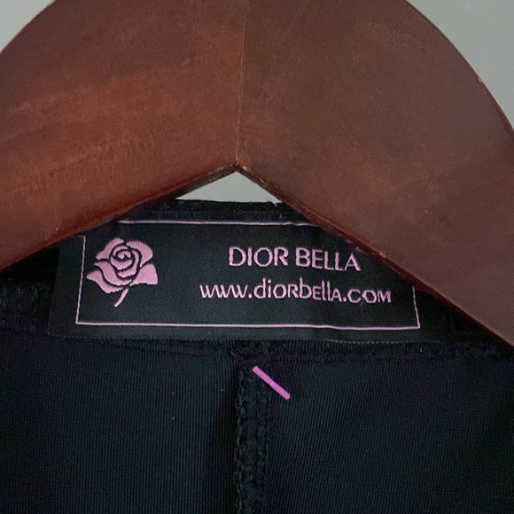 DIOR BELLA TASHA  LUXURY BLACK VELVET JUMPSUIT CHIC LARGE NEW NO BELT - Picture 6 of 9